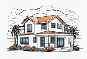 California home, Bay Area tattoo idea