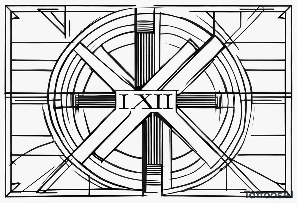 XIX roman numerals. it should be very simple tattoo idea