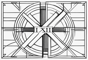 XIX roman numerals. it should be very simple tattoo idea