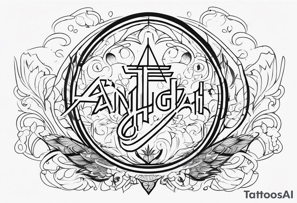Write my name ‘Anugrah Setyawibawa’ tattoo idea