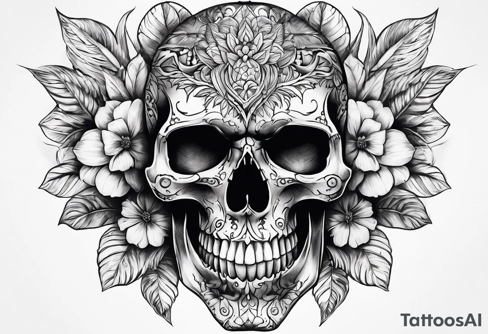 skull tattoo idea