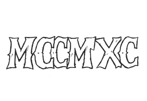 “MCMXC” tattoo idea