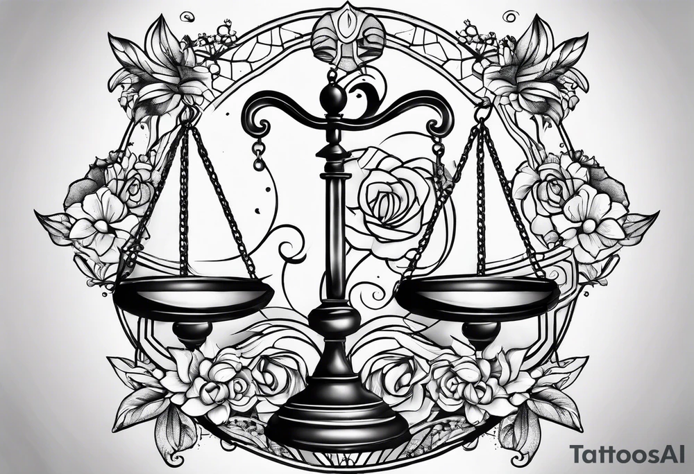 libra tattoo idea