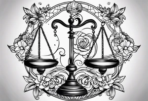 libra tattoo idea