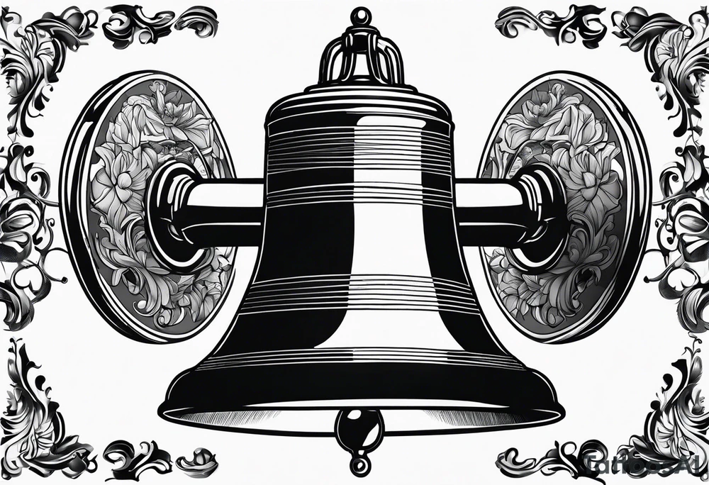 Liberty bell tattoo idea