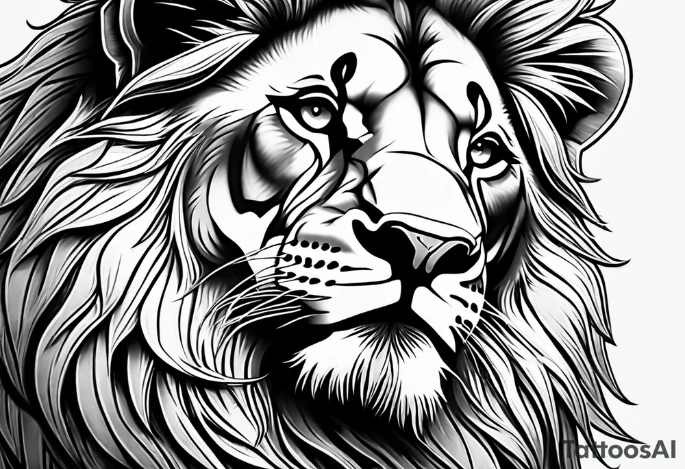Lion tattoo idea