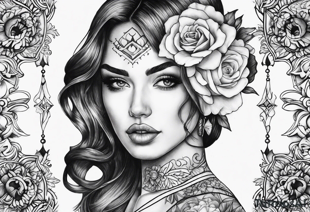twin flames tattoo idea