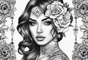 twin flames tattoo idea