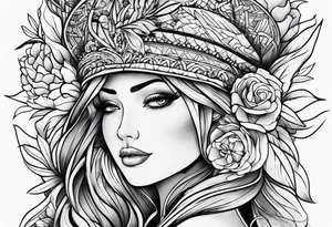 family of 5 tattoo idea