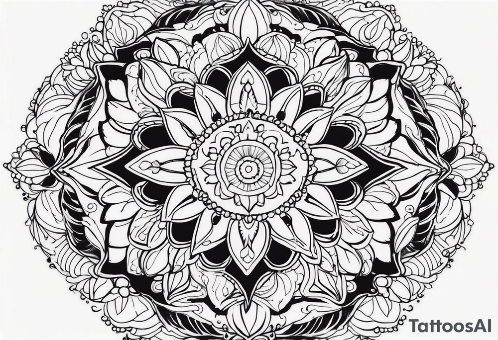 Mandala tattoo idea