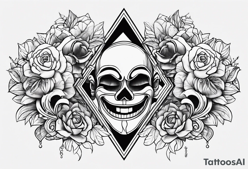 Laugh now cry later tattoo idea