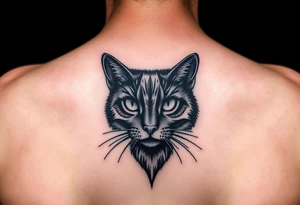 Black Cat tattoo idea