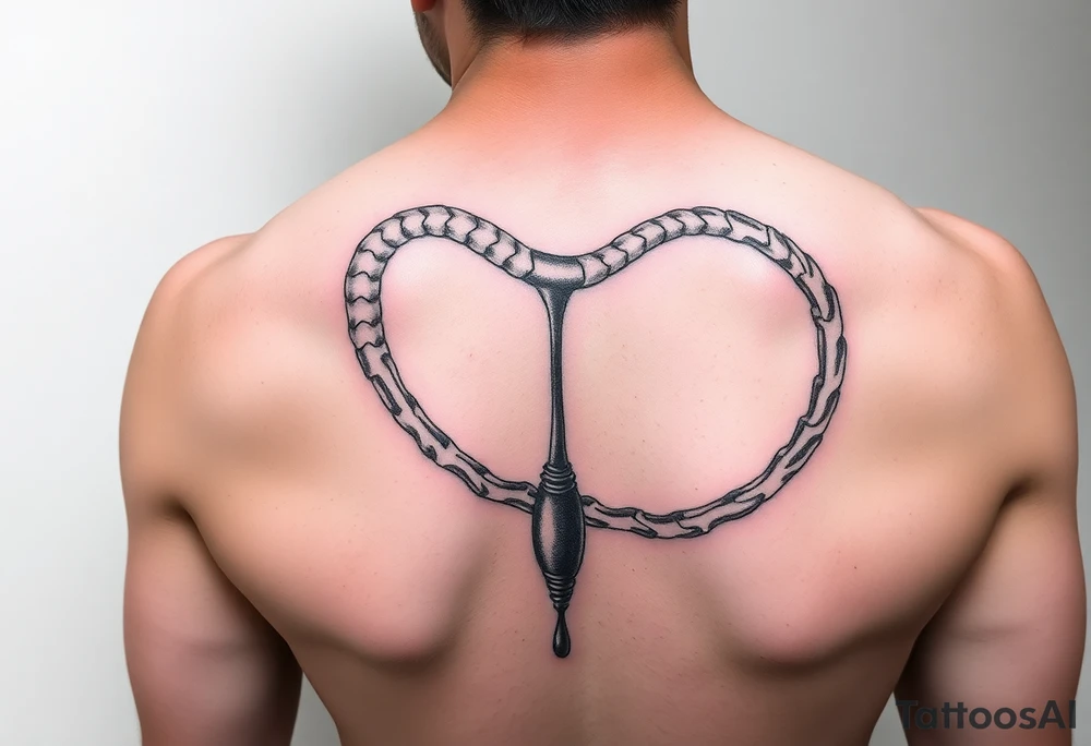 Semi colon that bleeds into fluid that wraps around the arm tattoo idea