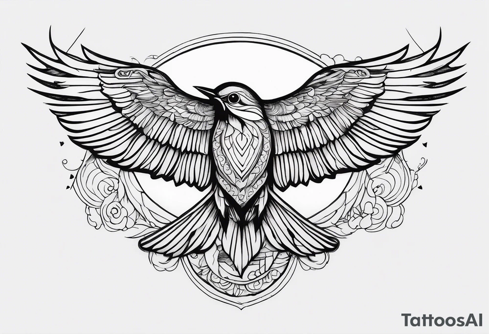 Bird tattoo idea