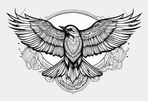 Bird tattoo idea