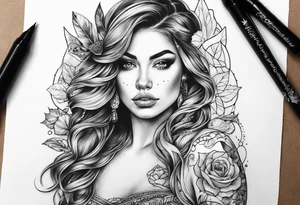 Graag een tattoo met sterrenbeeld boogschutter, liefde en geluk tattoo idea