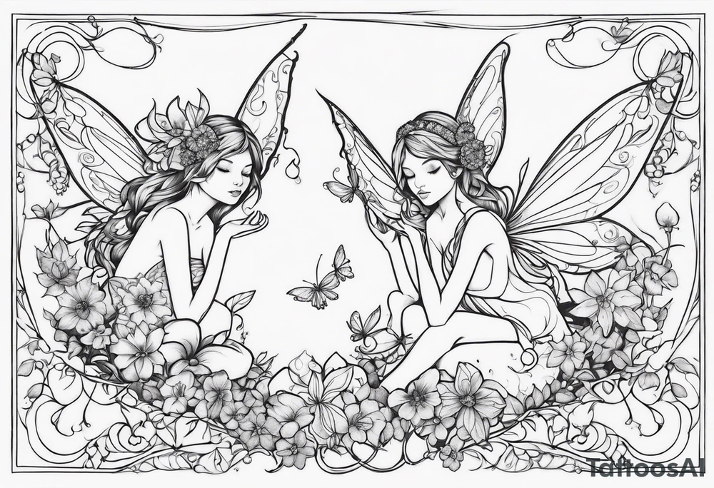fairies tattoo idea