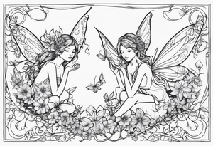 fairies tattoo idea