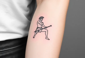 achilles the greek myth tattoo idea