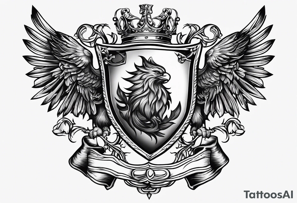 family crest tattoo idea