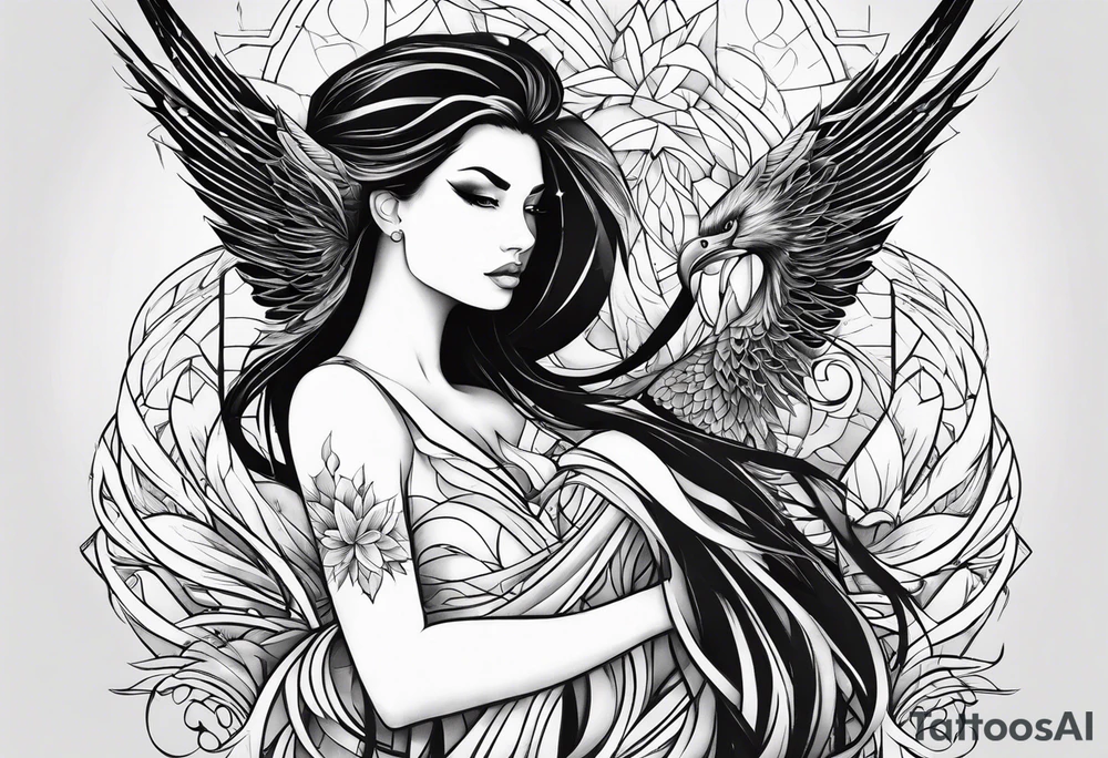 phoenix tattoo idea