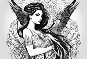 phoenix tattoo idea