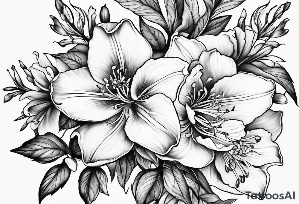 Azaleas tattoo idea