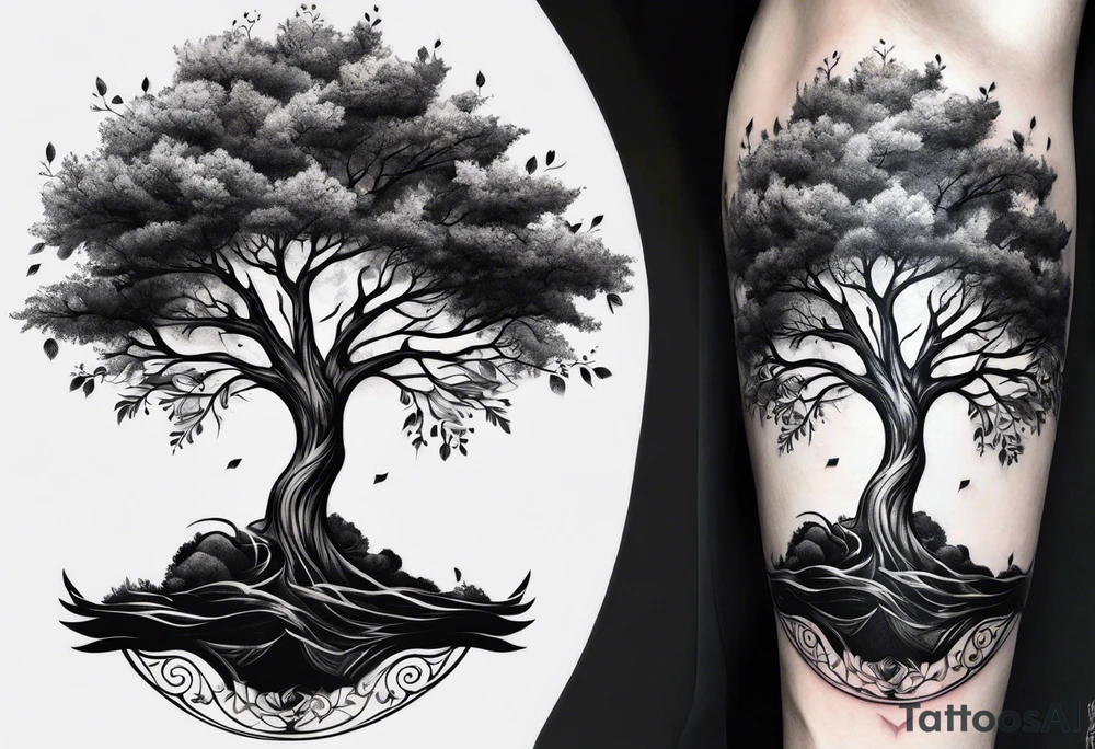 tree tattoo idea