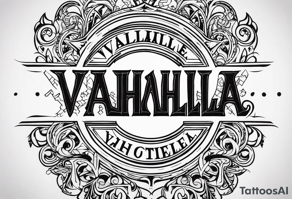 Valhalla tattoo idea