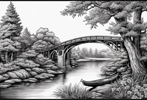 bridge tattoo idea
