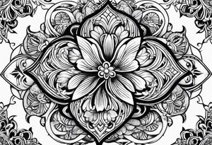 A clover with mama tattoo idea