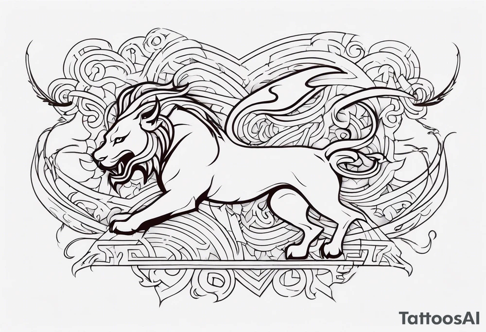 Chimera tattoo idea