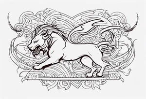 Chimera tattoo idea