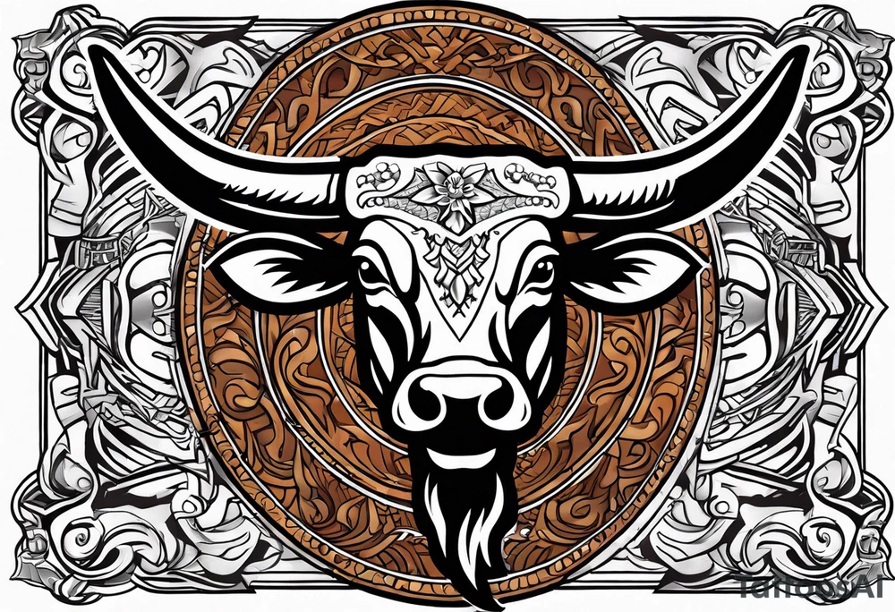 Texas longhorns and A&M aggies tattoo idea