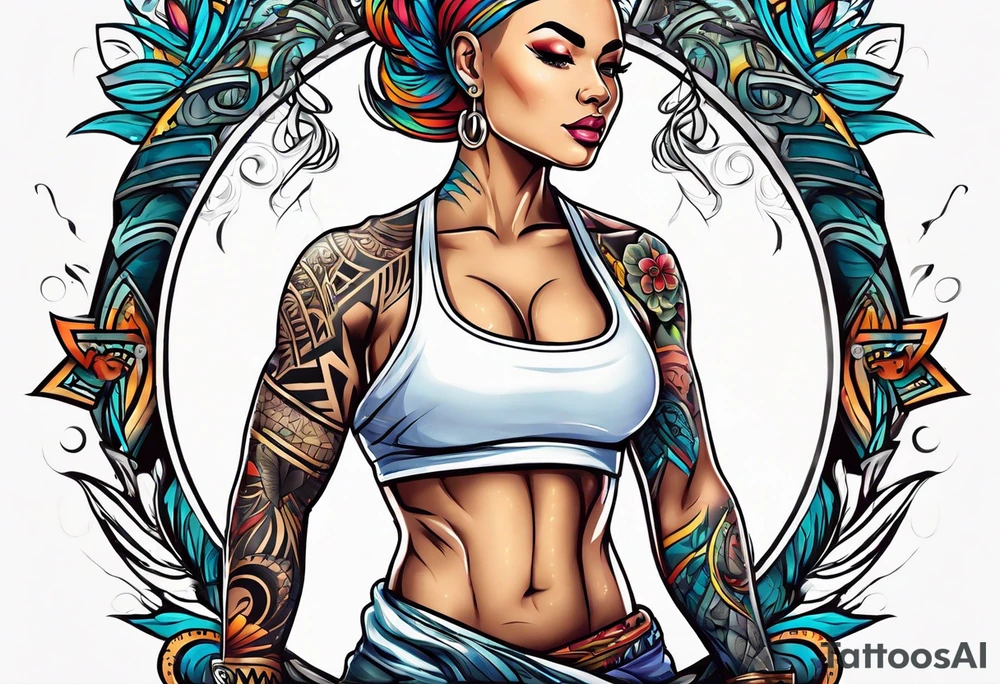 Gym lover tattoo idea