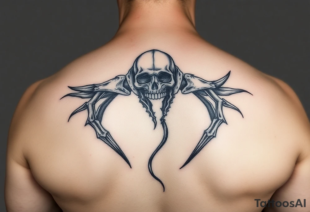 death with its broken sting tattoo idea