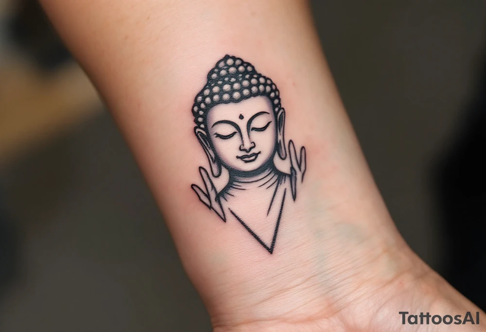 The Mudras (Hand Gestures) – Each hand gesture represents different teachings or states of being; tattooed as minimalist hands or as part of full Buddha images. tattoo idea
