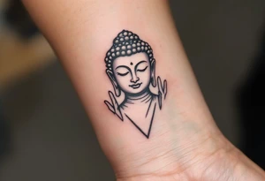 The Mudras (Hand Gestures) – Each hand gesture represents different teachings or states of being; tattooed as minimalist hands or as part of full Buddha images. tattoo idea