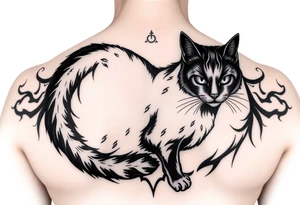 Black Cat tattoo idea