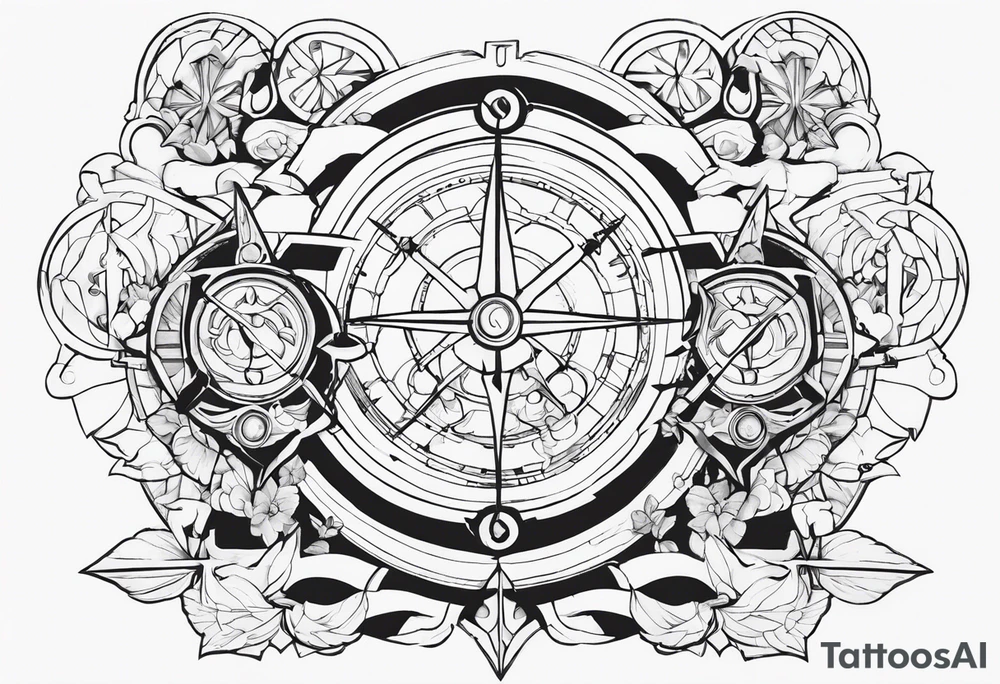 Chronos and Kairos warriors tattoo idea