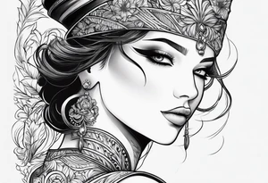 panache et sapinage tattoo idea