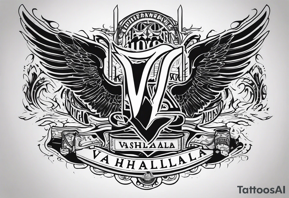 Valhalla  ptsd suicide tattoo idea