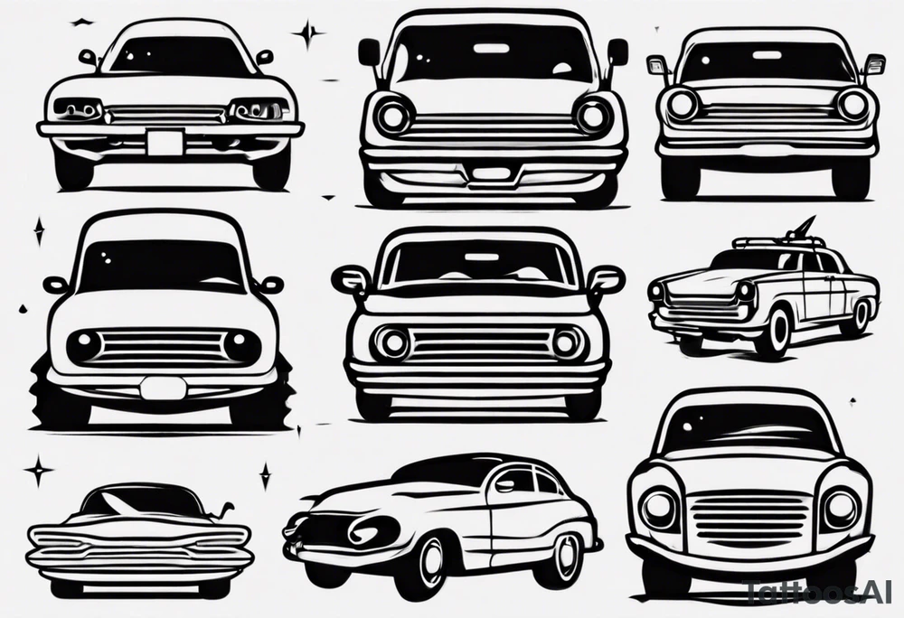 Car shocks tattoo idea