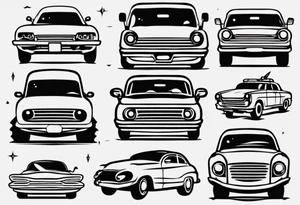 Car shocks tattoo idea