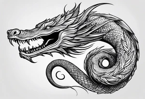 jörmungandr tattoo idea