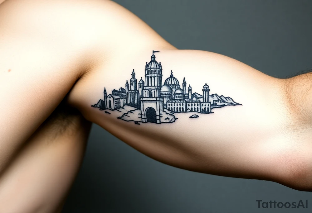 city of Atlantis
on arm tattoo idea