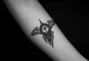 A symbolic tatto
By meaning:.
This too shall pass, some day you will die, you have to try to  achieve your dreams tattoo idea