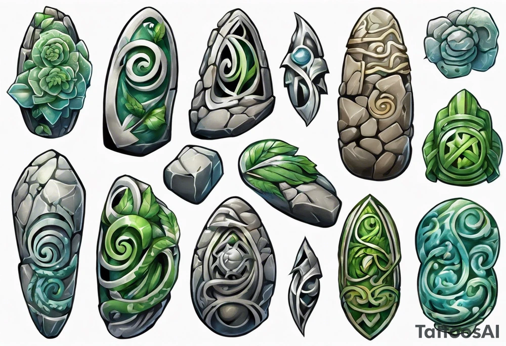 te fiti stone tattoo idea