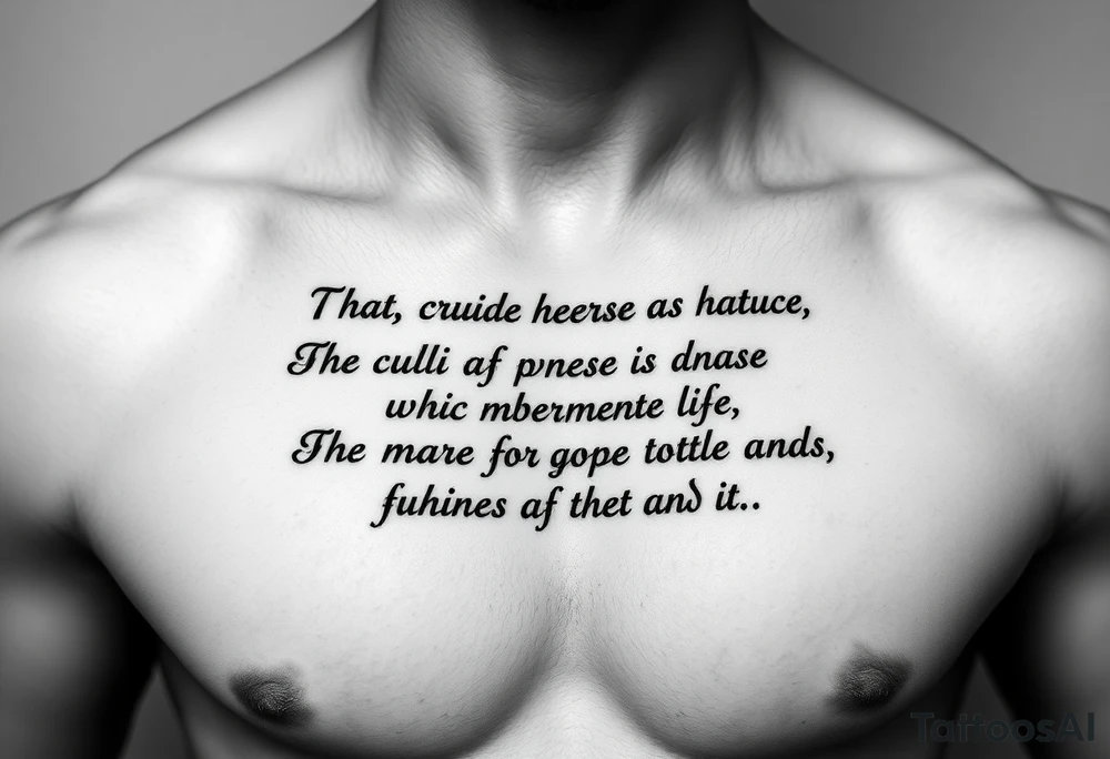 Meaningful quotes tattoo idea