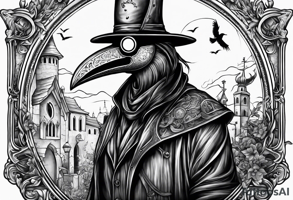 plague doctor tattoo idea